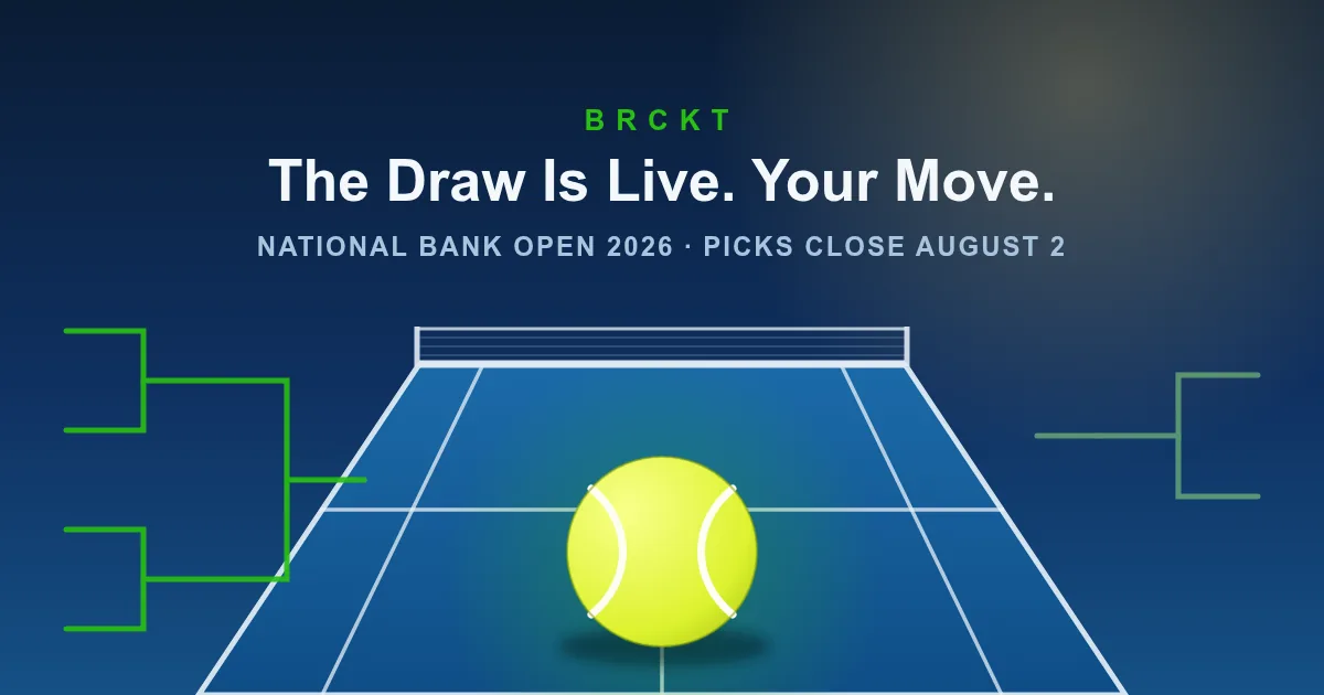 Featured image for article: National Bank Open Draw is Live: The Hard-Court Swing Starts Now